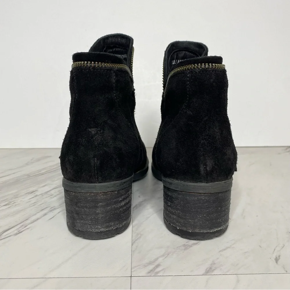 Born Montoro Black Suede Bootie 6